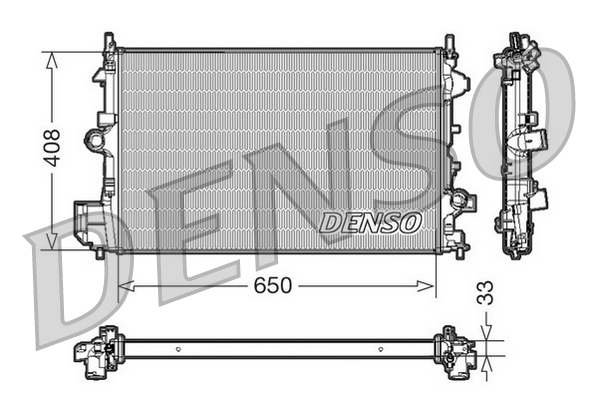 DENSO DRM20088 Radiator,...