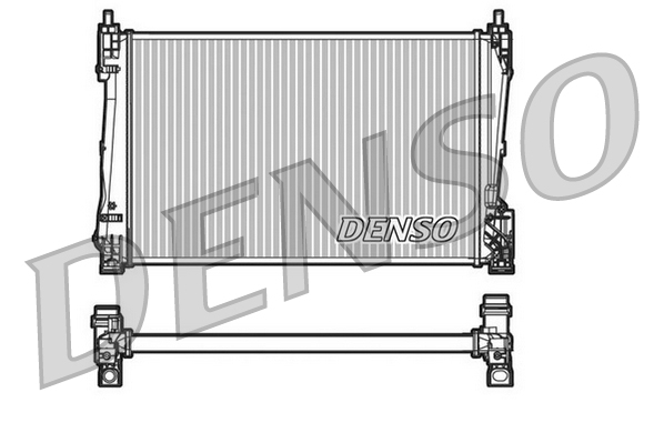 DENSO DRM20090 радиатор,...