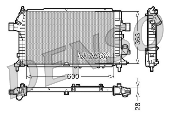 DENSO DRM20104 Radiator,...