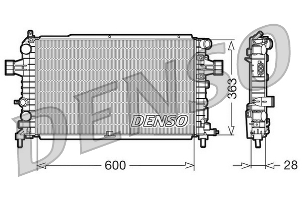 DENSO DRM20105 Radiator,...