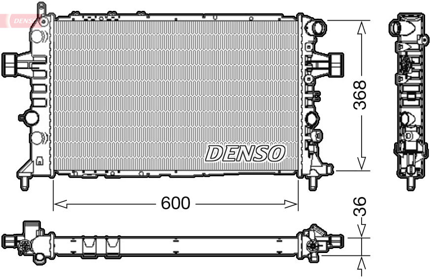 DENSO DRM20112 Radiatore, Raffreddamento motore