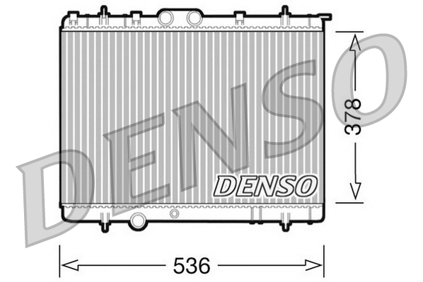 DENSO DRM21030 Radiatore, Raffreddamento motore