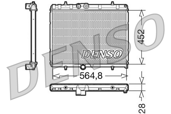 DENSO DRM21057 Radiator,...