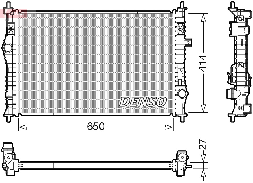 DENSO DRM21104 Radiator,...