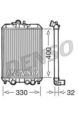 DENSO DRM22001 Radiator,...