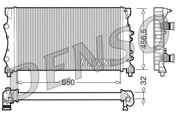 DENSO DRM23024 Chladič,...