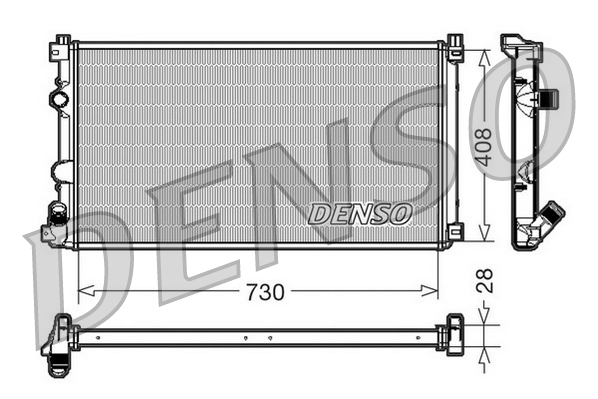 DENSO DRM23092 Chladič,...