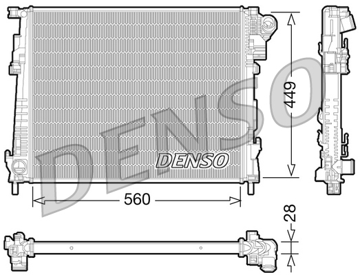 DENSO DRM23094 Radiator,...