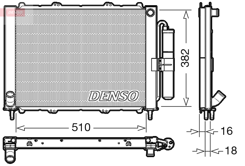 DENSO DRM23103 Gruppo raffreddamento-Gruppo raffreddamento-Ricambi Euro