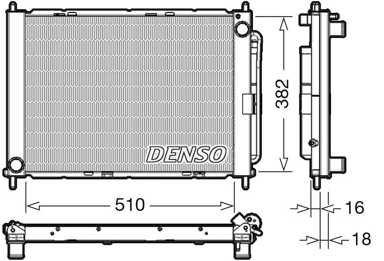 DENSO DRM23104 Cooler Module