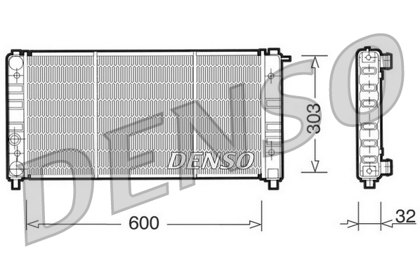 DENSO DRM26004 Radiator,...