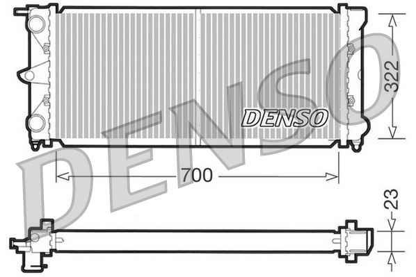 DENSO DRM32021 Radiator,...