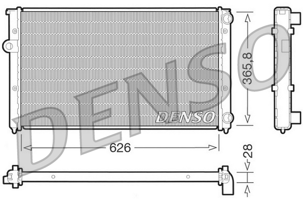 DENSO DRM32027 Radiator,...