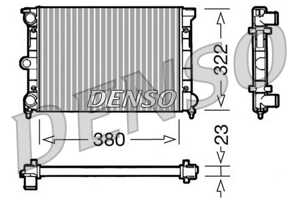 DENSO DRM32032 Radiatore, Raffreddamento motore
