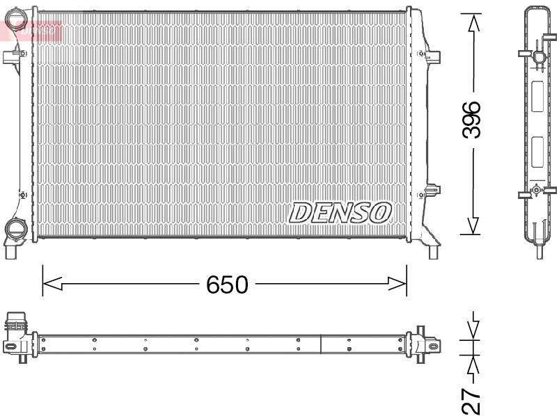 DENSO DRM32045 Radiatore, Raffreddamento motore-Radiatore, Raffreddamento motore-Ricambi Euro