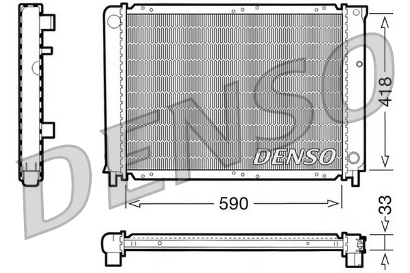 DENSO DRM33031 Chladič,...