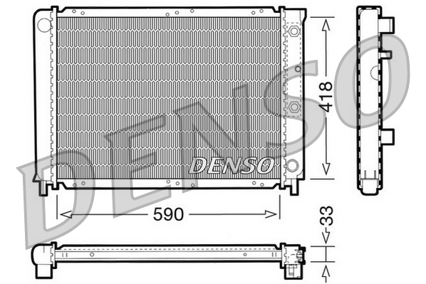 DENSO DRM33032 Radiator,...