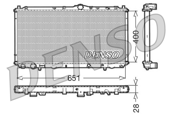 DENSO DRM33060 Radiator,...