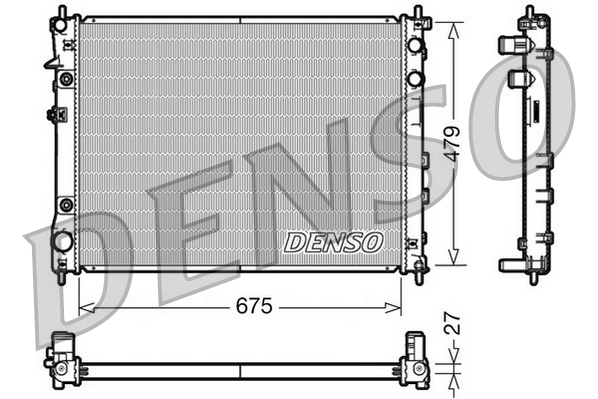 DENSO DRM36012 Radiatore, Raffreddamento motore