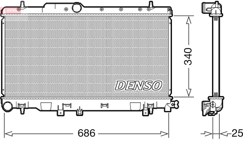 DENSO DRM36019 Radiator,...