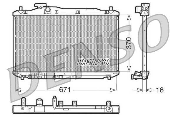 DENSO DRM40005 Radiator,...