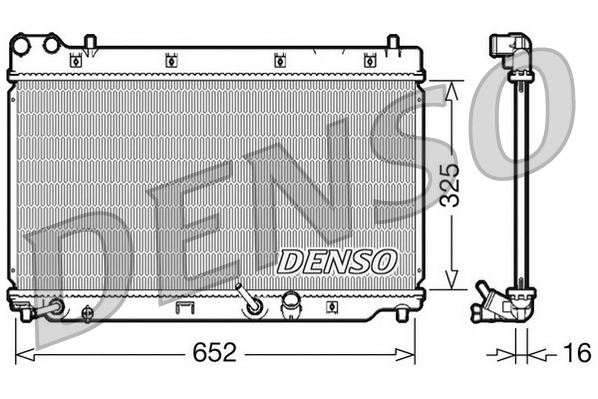 DENSO DRM40014 Radiator,...