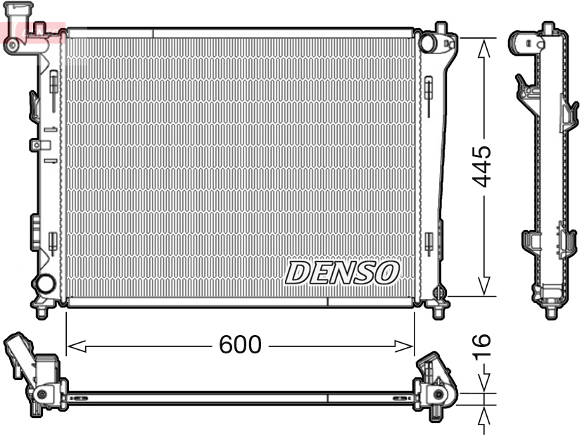 DENSO DRM41004 Radiator,...