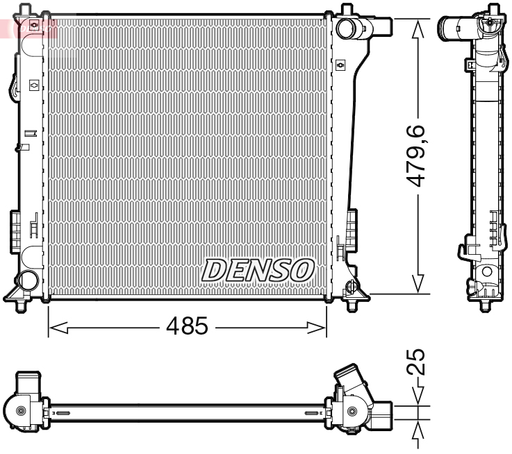 DENSO DRM41020 Radiator,...