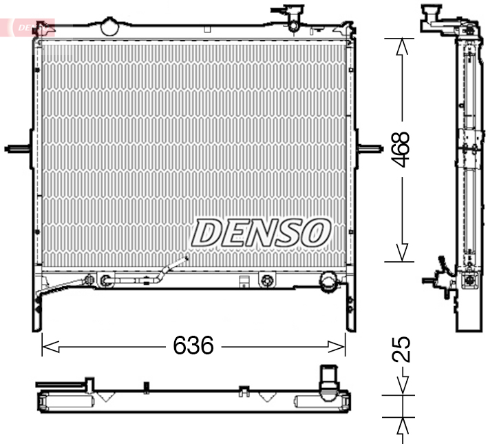 DENSO DRM43002 Radiator,...