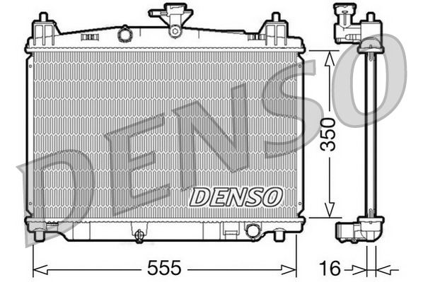 DENSO DRM44016 Radiatore, Raffreddamento motore