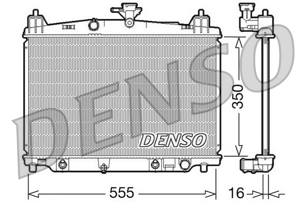 DENSO DRM44018 Radiatore, Raffreddamento motore