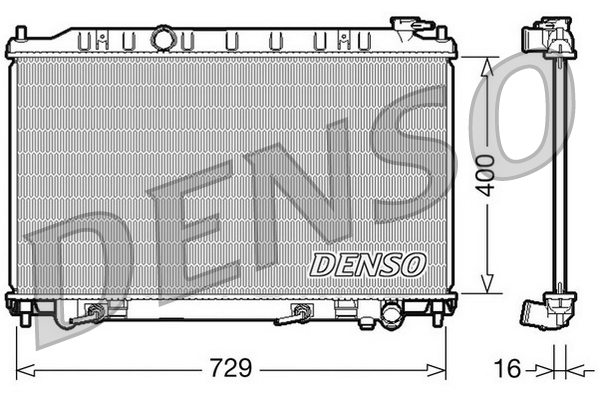 DENSO DRM46033 Radiator,...