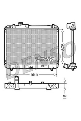 DENSO DRM47008 Radiator,...