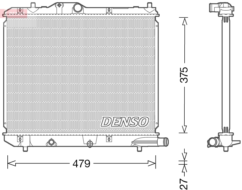 DENSO DRM47013 Chladič,...