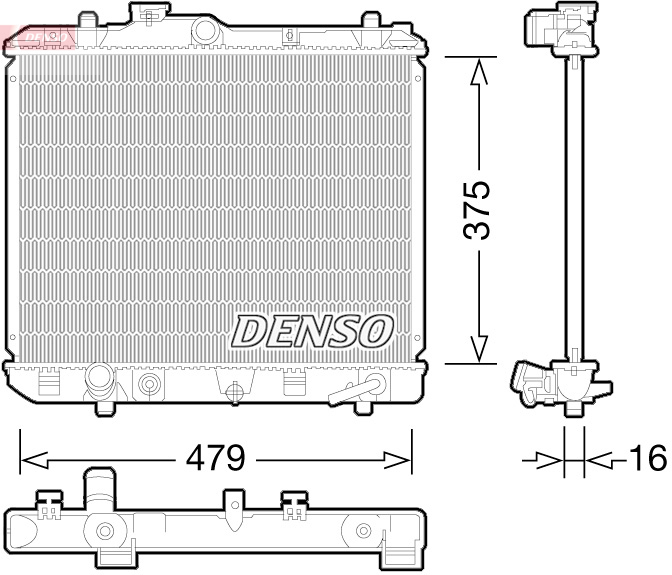 DENSO DRM47028 Radiator,...