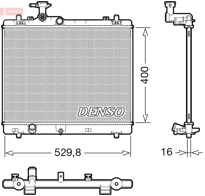 DENSO DRM47043 Chladič,...