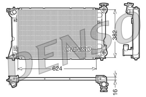 DENSO DRM50018 Radiator,...