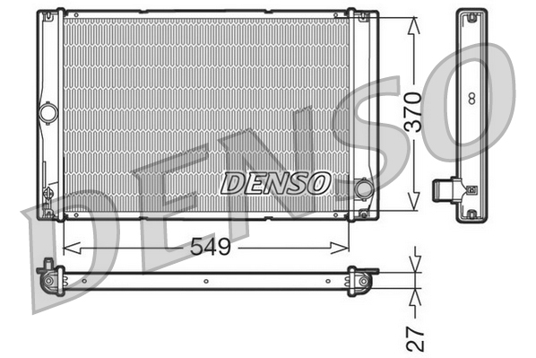 DENSO DRM50023 Radiator,...