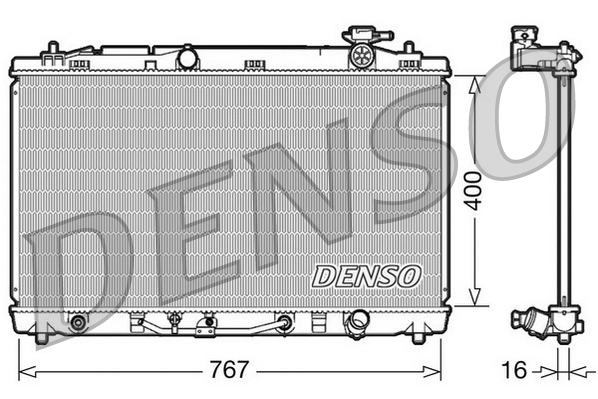 DENSO DRM50030 Radiator,...