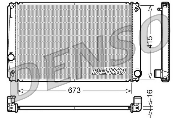 DENSO DRM50051 Chladič,...