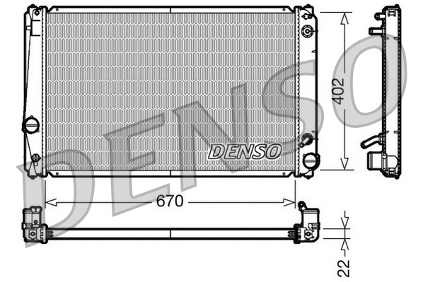 DENSO DRM50052 Radiator,...