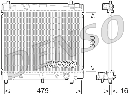 DENSO DRM50070 Radiator,...