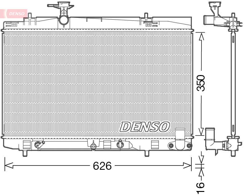 DENSO DRM50096 Radiator,...