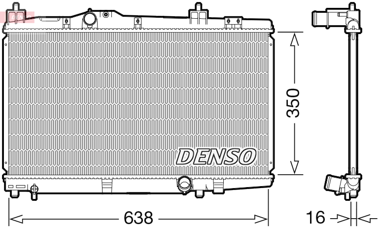 DENSO DRM50105 Radiator,...