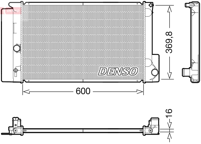 DENSO DRM50126 Radiator,...