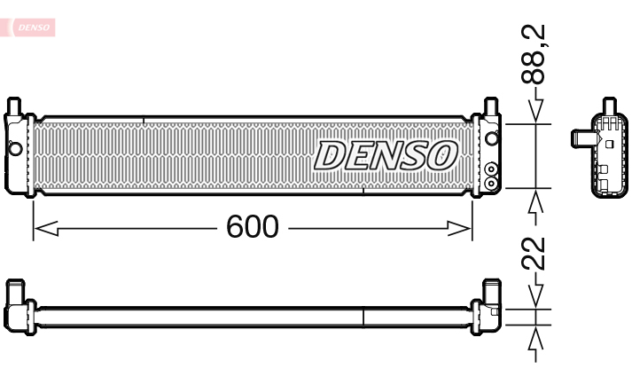 DENSO DRM50135 Radiatore, Raffreddamento motore