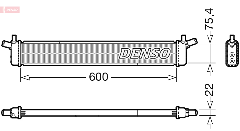 DENSO DRM50136 Radiatore, Raffreddamento motore