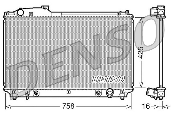 DENSO DRM51003 Radiatore, Raffreddamento motore