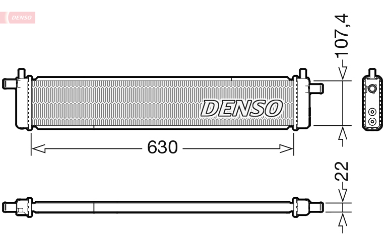 DENSO DRM51013 Radiatore, Raffreddamento motore