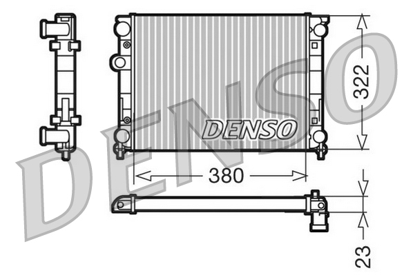 DENSO DRM99001 Radiatore, Raffreddamento motore